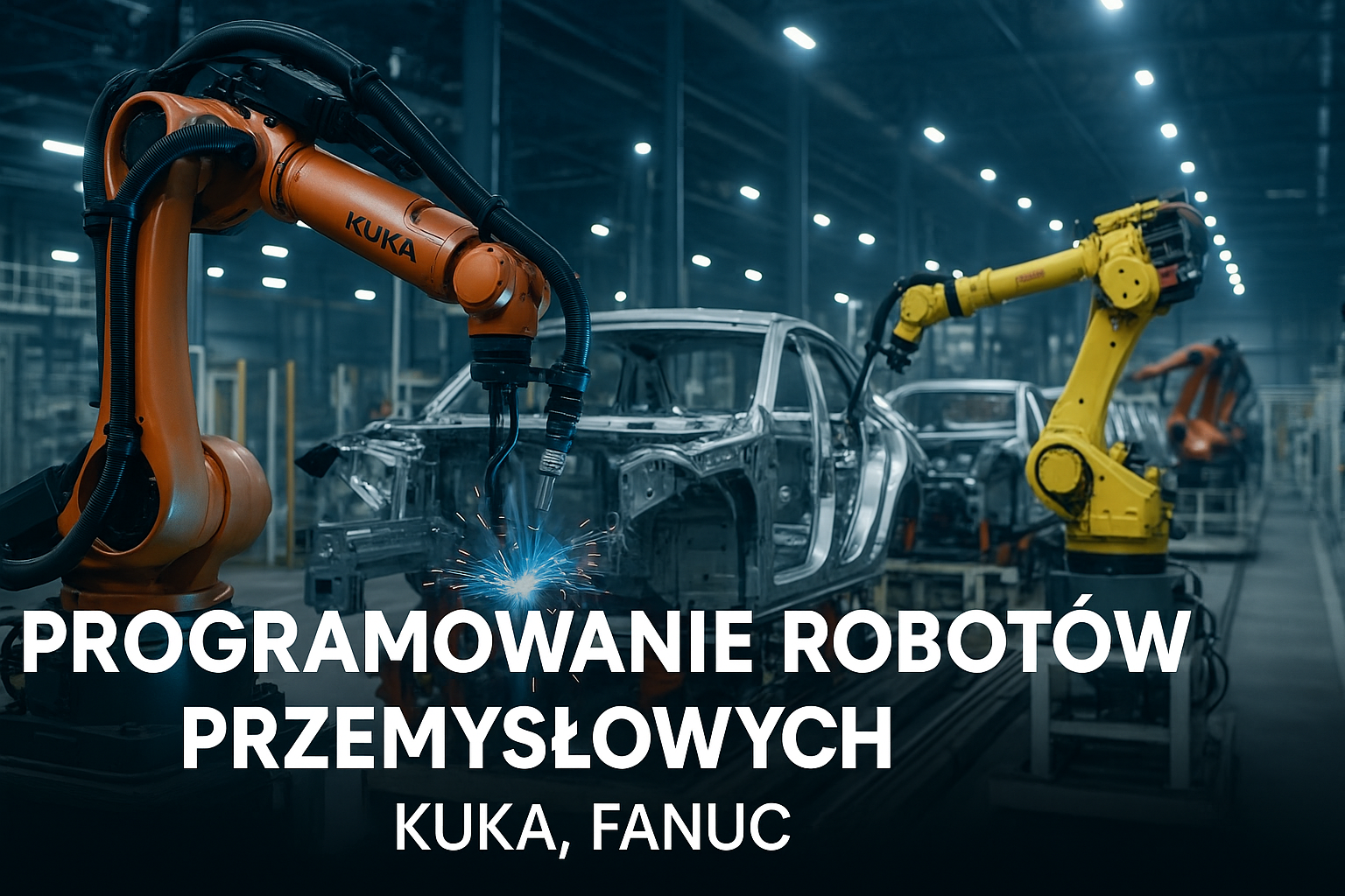 Programowanie robotów przemysłowych (KUKA, Fanuc)